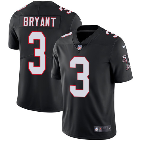 2019 men Atlanta Falcons 3 Bryant black Nike Vapor Untouchable Limited NFL Jersey